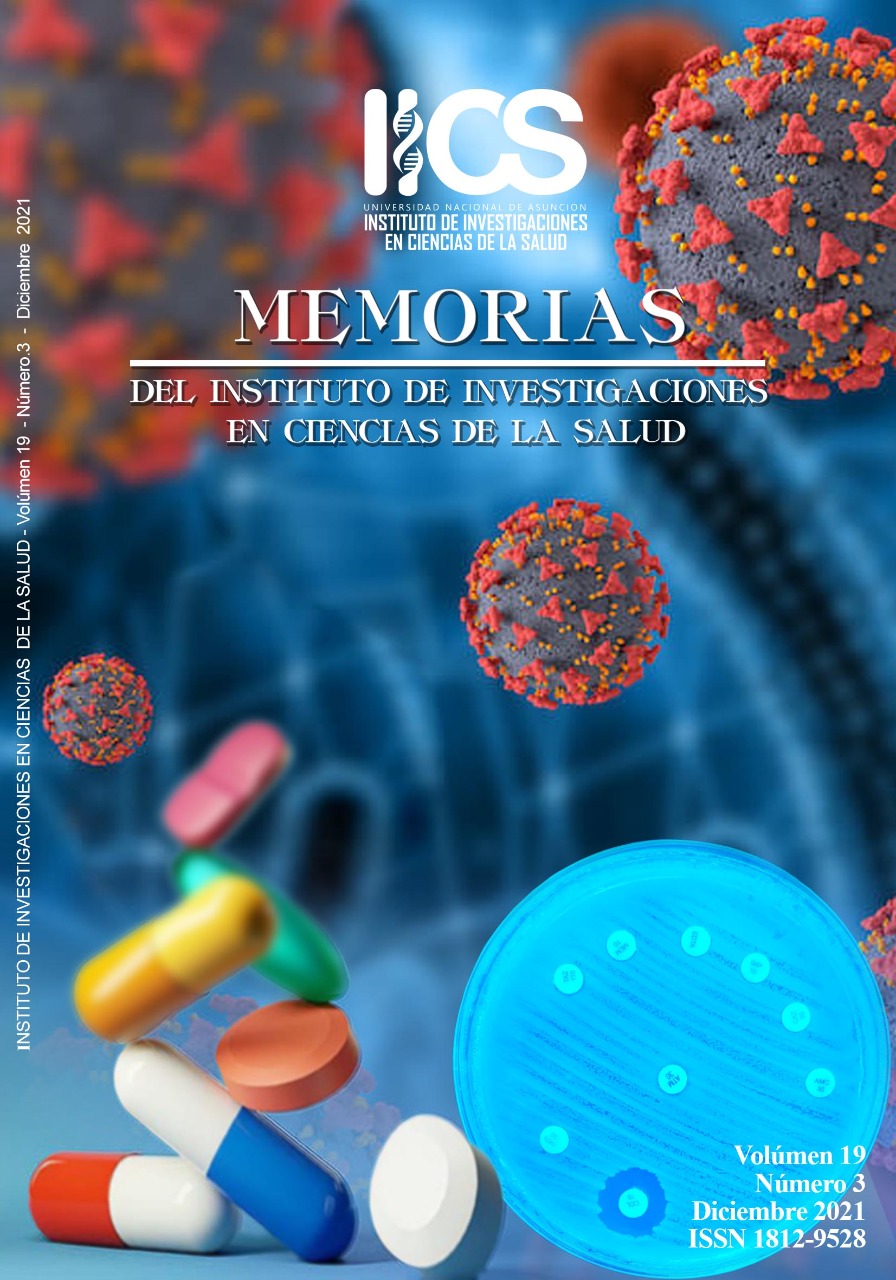 					Ver Vol. 19 Núm. 3 (2021): Revista Memorias del Instituto de Investigaciones en Ciencias de la Salud
				
