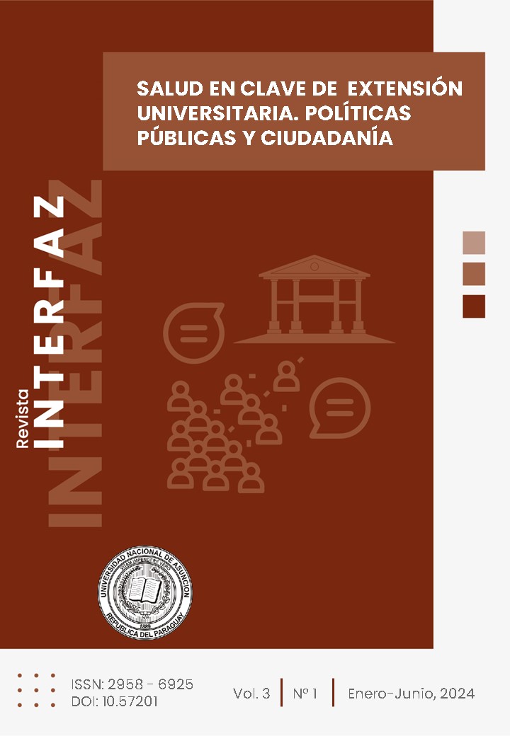 					Ver Vol. 3 Núm. 1 (2024): "Salud en clave de extensión universitaria. Políticas públicas y ciudadanía"
				