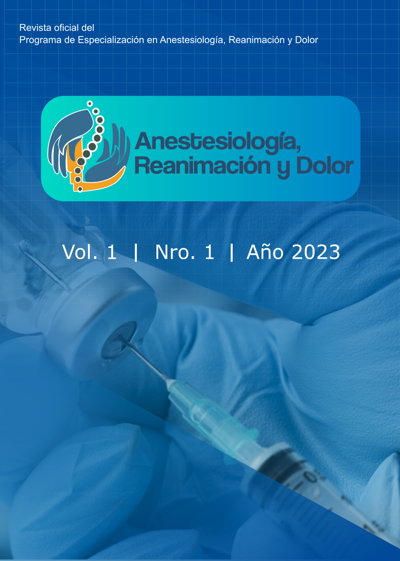 					View Vol. 1 No. 1 (2023): Revista Anestesiología, Reanimación y Dolor
				
