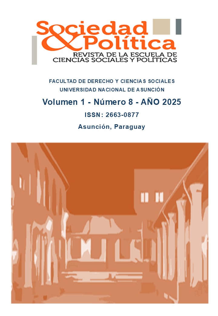 					Ver Vol. 1 Núm. 8 (2025): Revista Sociedad y Política
				