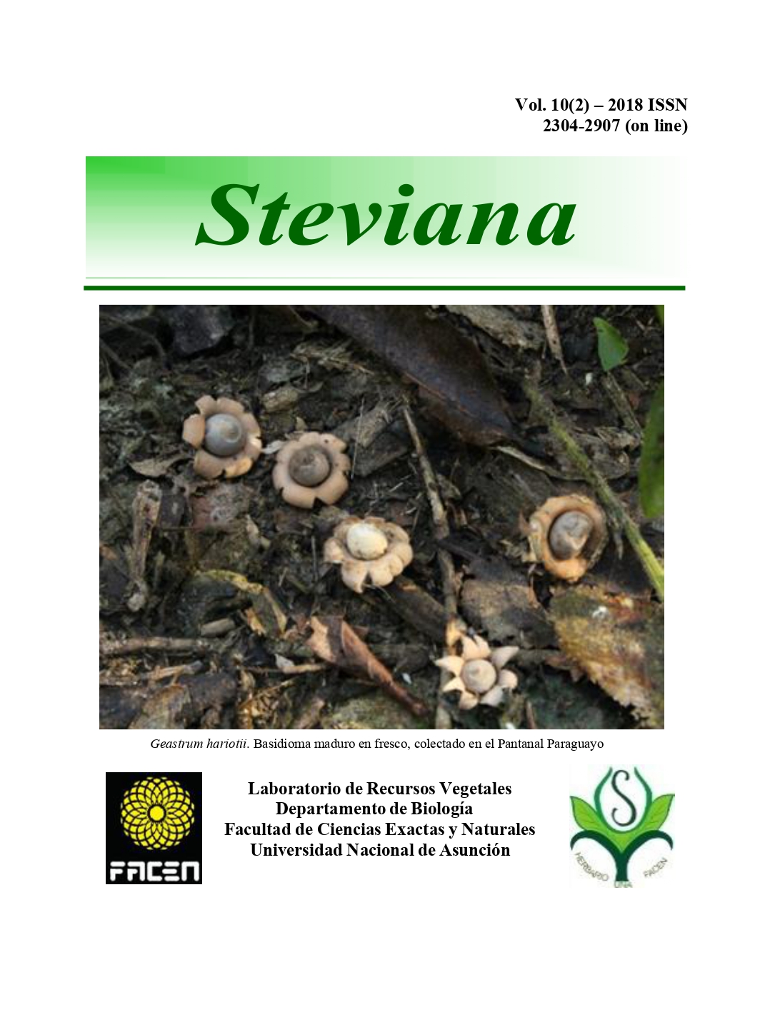 					Ver Vol. 10 Núm. 2 (2018): Steviana
				