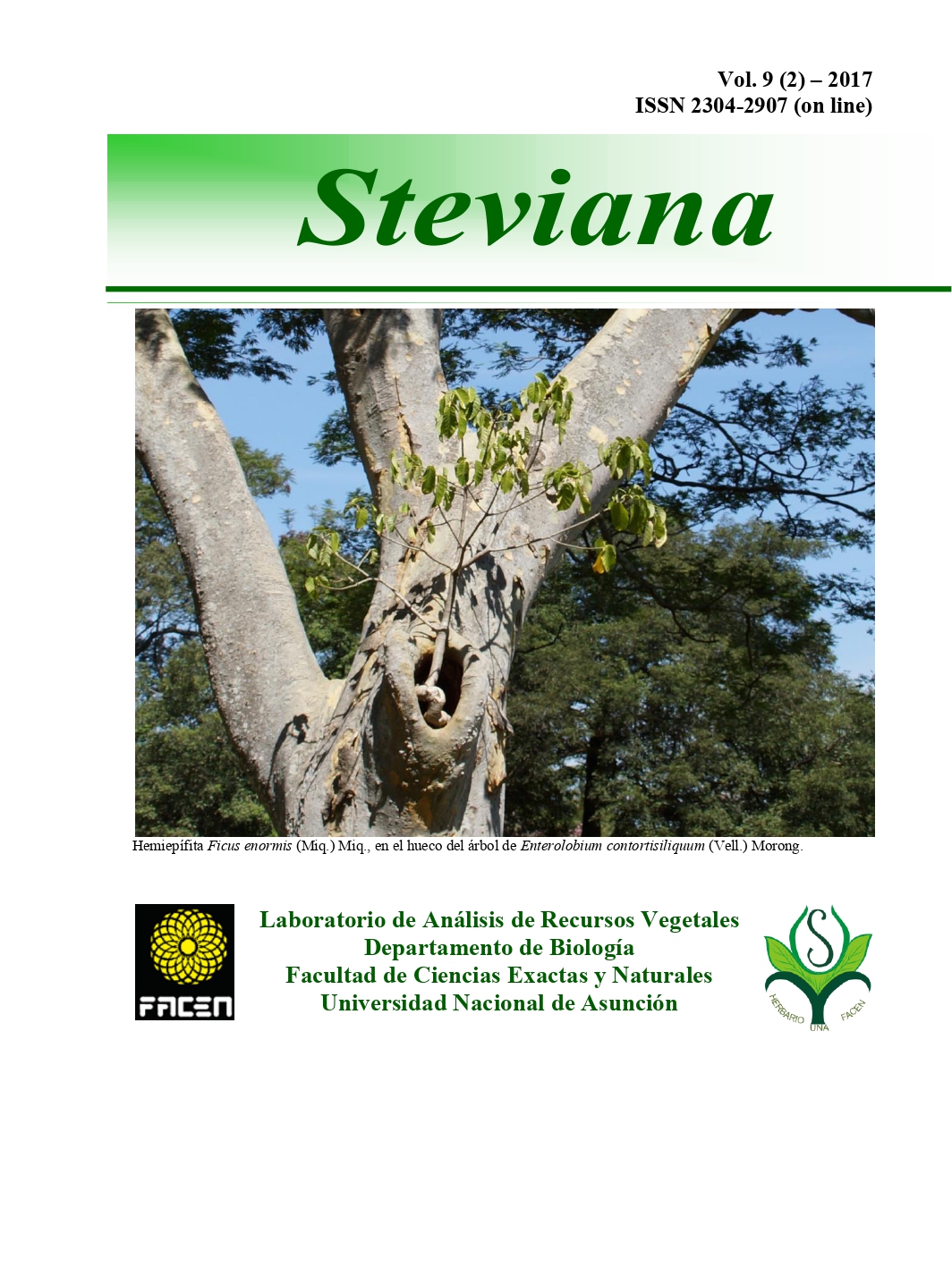 					Ver Vol. 9 Núm. 2 (2017): Steviana
				