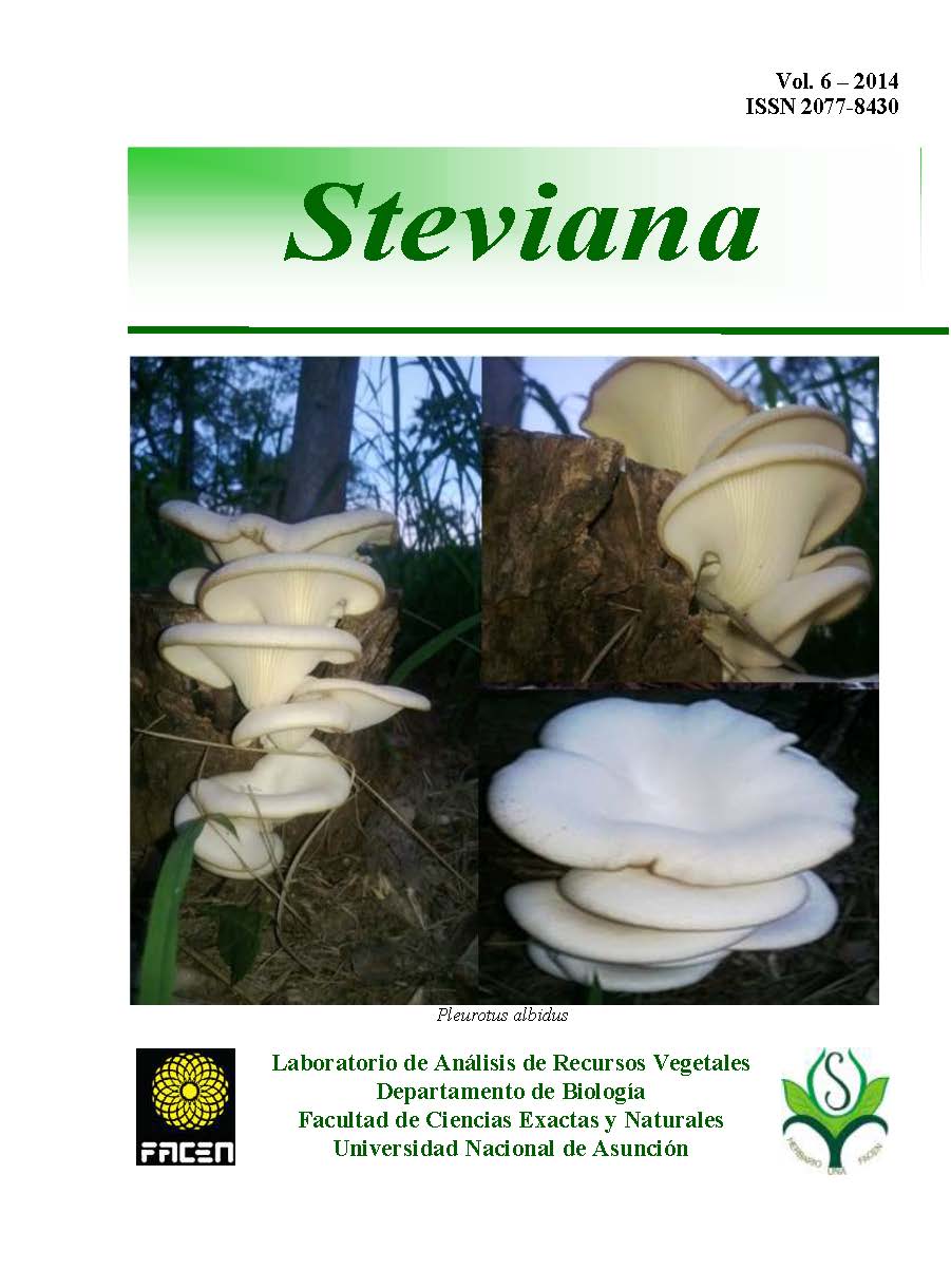 					Ver Vol. 6 (2014): Steviana
				