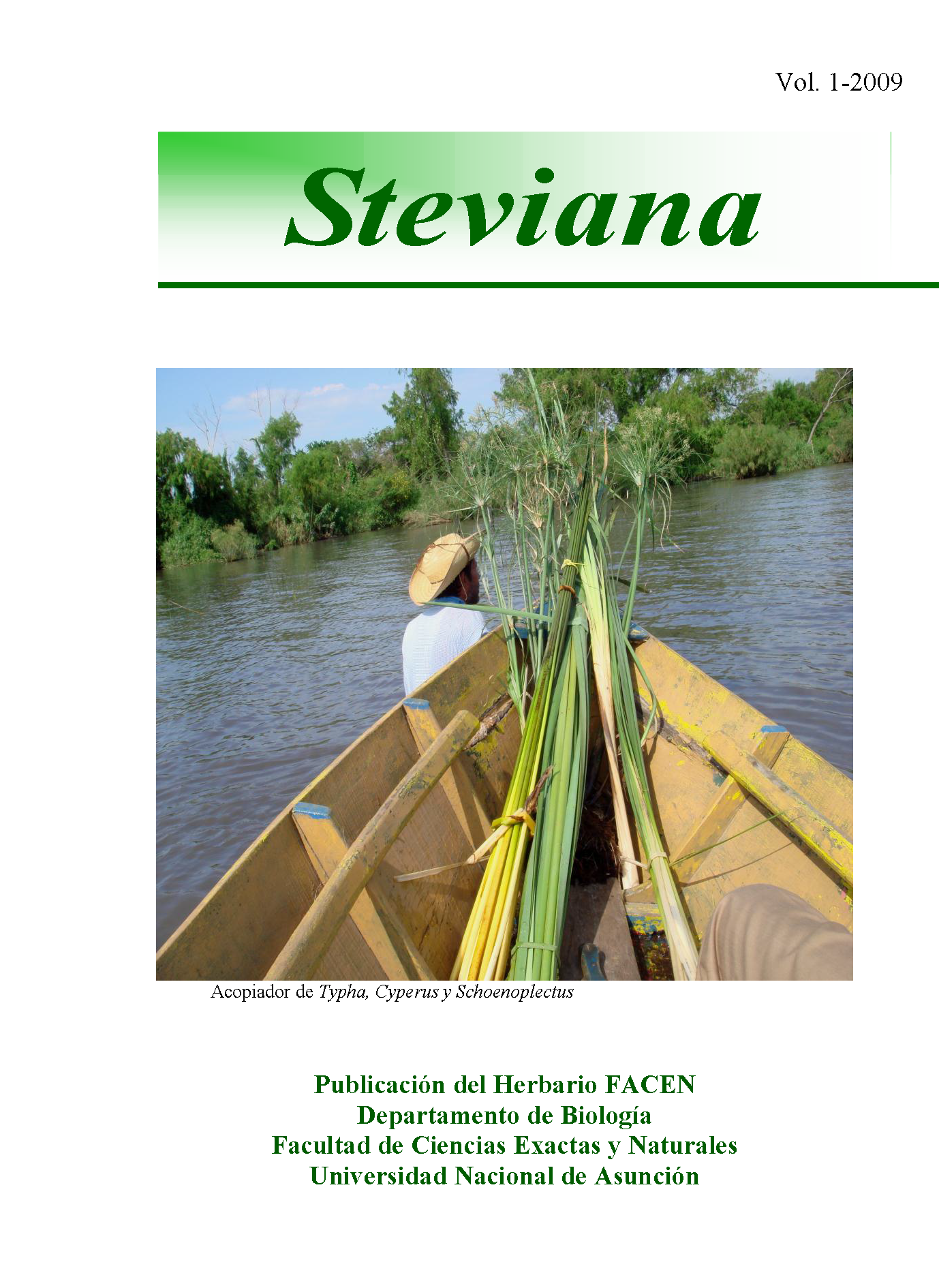 					Ver Vol. 1 (2009): Steviana
				