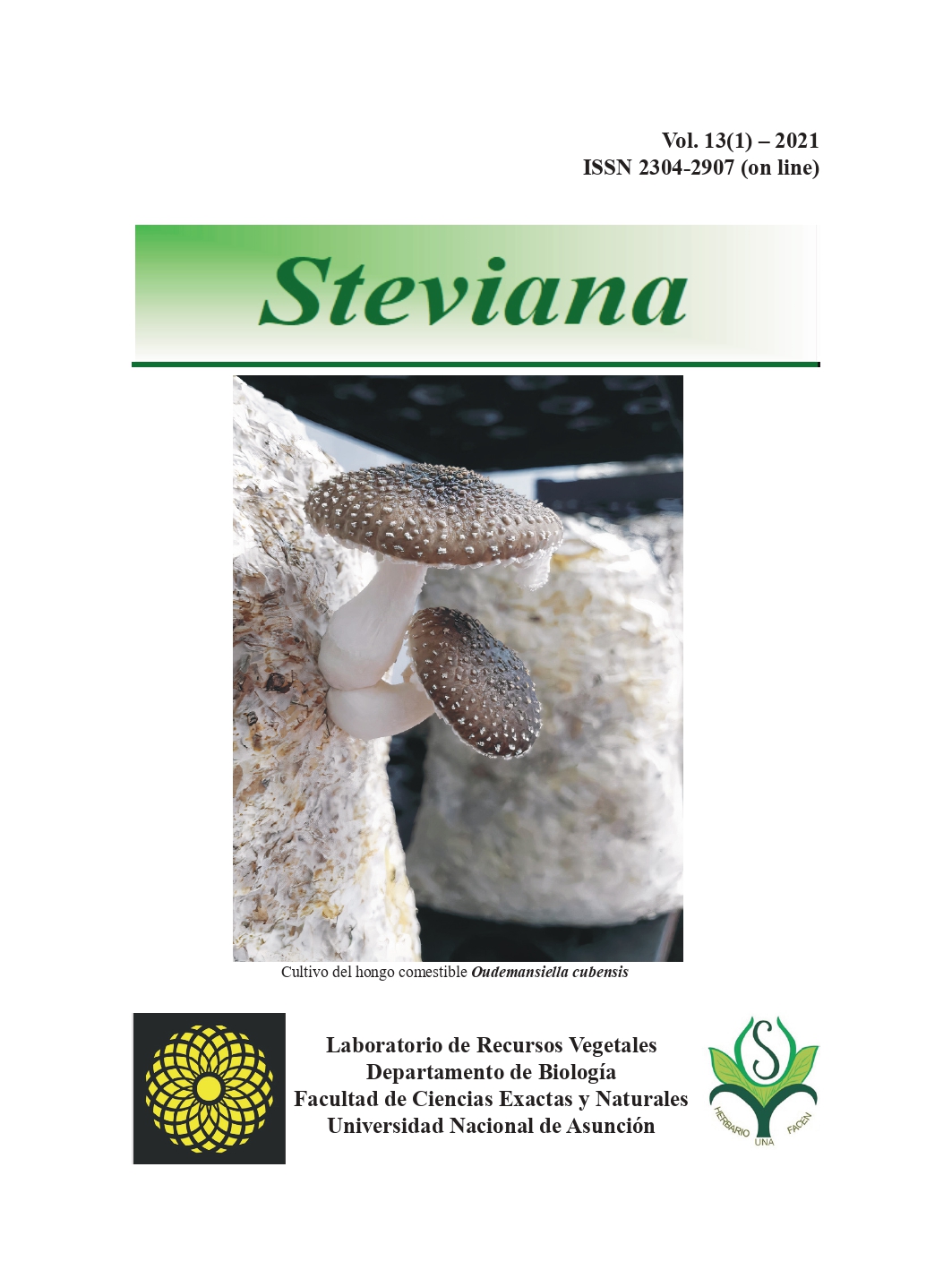 					Ver Vol. 13 Núm. 1 (2021): Steviana
				