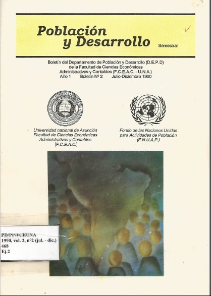 					Ver Vol. 1 Núm. 2 (1990): Población y Desarrollo
				