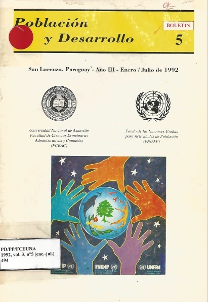 					Ver Vol. 3 Núm. 5 (1992): Población y Desarrollo
				