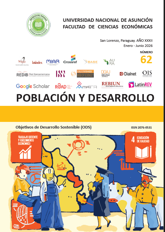 					Ver Vol. 32 Núm. 62 (2026): Población y Desarrollo 
				